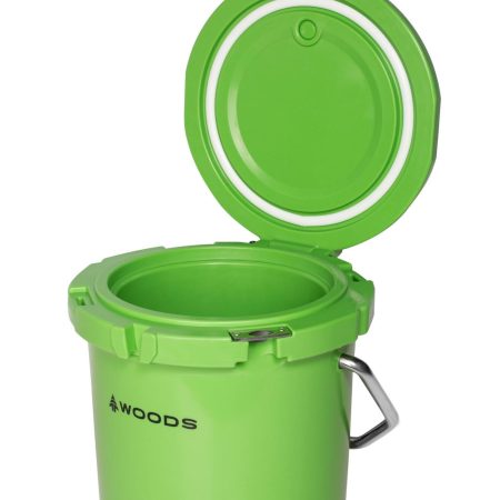 Woods ARCTIC Roto-Moulded Bucket Cooler with Handle,19-L, Parrot Green