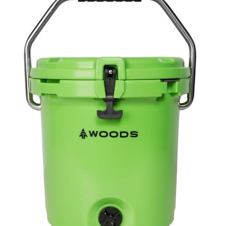 Woods ARCTIC Roto-Moulded Bucket Cooler with Handle,19-L, Parrot Green