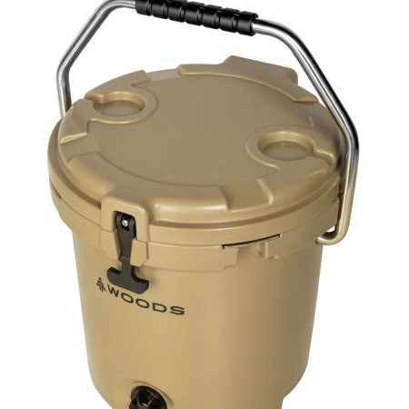 Woods ARCTIC Roto-Moulded Bucket Cooler with Handle,19-L, Tan