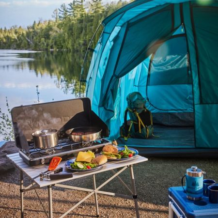 Woods™ Viand Stainless Steel Camping Pot Set, 4-pc