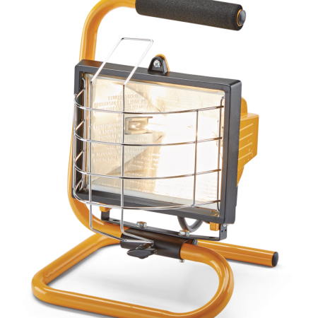 NOMA Twin-Head Halogen, Flood Light with Tripod, 2700K, Weather Resistant, 5-ft Cord, 1000W