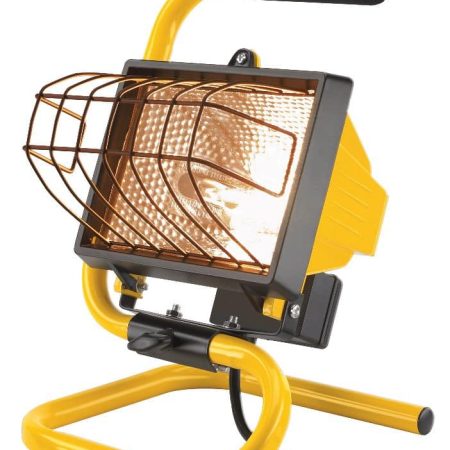 NOMA Portable Halogen Work/Flood Light, 850 Lumens,1-ft Cord, 500W