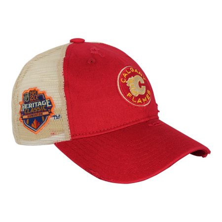 Youth Calgary Flames Outerstuff NHL AP Heritage Classic Meshback Cap