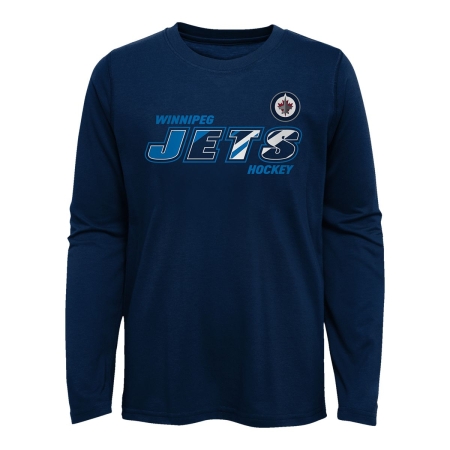 Youth Winnipeg Jets Outerstuff Rink Reimagined Long Sleeve T Shirt