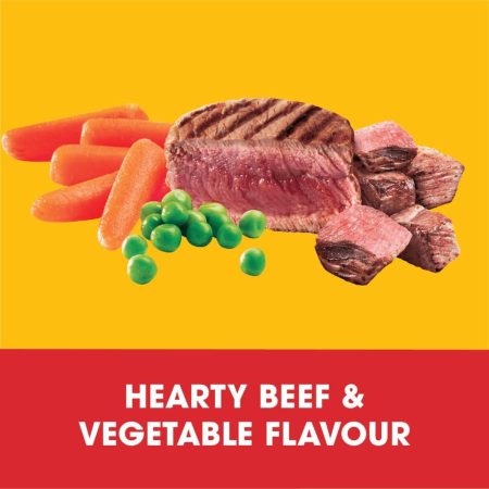 Pedigree Vitality+ Hearty Beef and Vegetable Flavour Adult Dry Dog Food, 8-kg