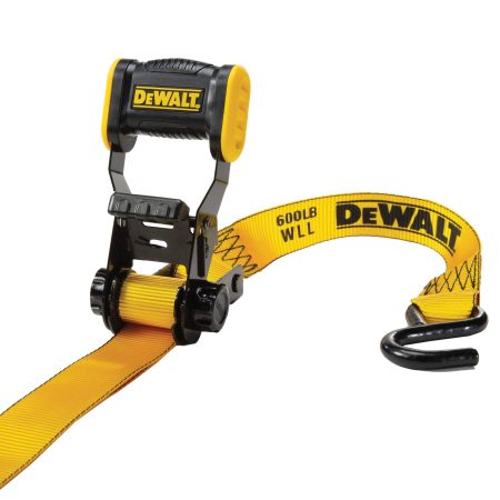 DEWALT DXBC18004 1,800-lb Ratchet Tie-Down Straps with Ergonomic Handles, 1.25-in x 12-ft, 4-pk