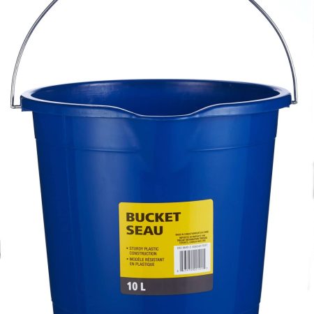 Plastic Blue Lightweight Pail / Bucket with Spout, 10L