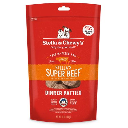 Freeze-Dried Stella's Super Beef Dinner Patties Dog Food