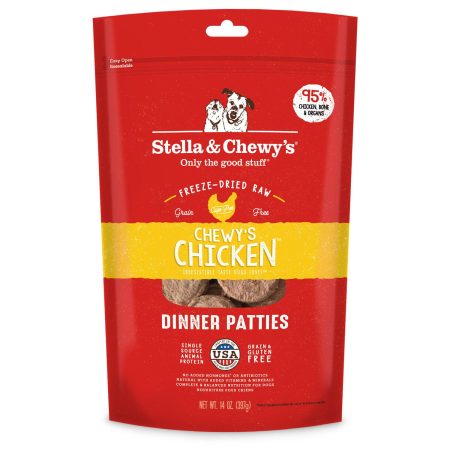 Freeze-Dried Chewy's Chicken Dinner Patties Dog Food