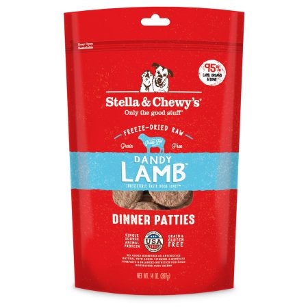 Freeze-Dried Dandy Lamb Dinner Patties Dog Food