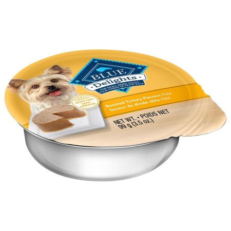 Delights Roasted Turkey Flavour Pate Small Breed Adult Dog Food