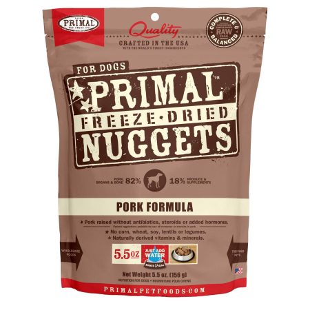 Freeze-Dried Nuggets Pork Formula Dog Food