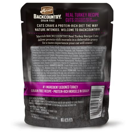 Backcountry Real Turkey Recipe Adult Cat Food