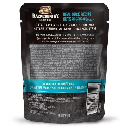 Backcountry Real Duck Recipe Adult Cat Food