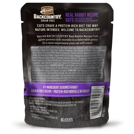 Backcountry Real Rabbit Recipe Adult Cat Food