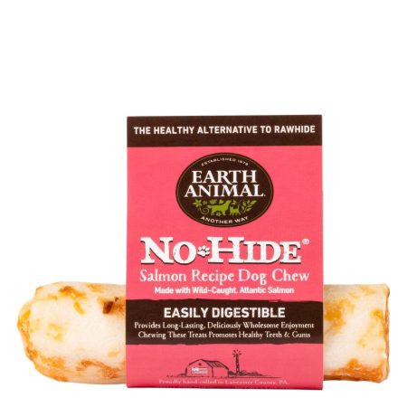 No-Hide Wild-Caught Salmon Natural Rawhide Alternative Dog Chew