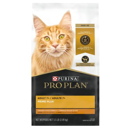 Prime Plus Chicken & Rice Formula Senior Cat Food