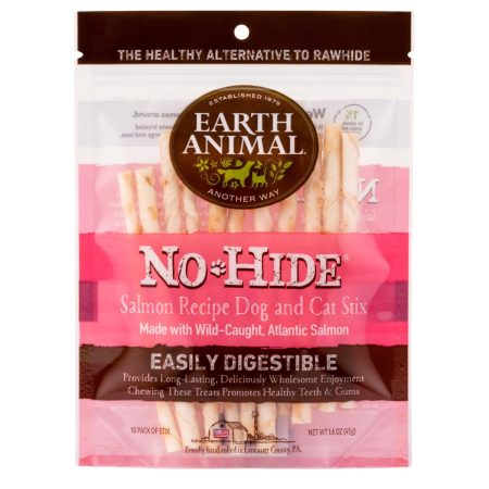 No-Hide Wild-Caught Salmon Stix Natural Rawhide Alternative Dog & Cat Chew