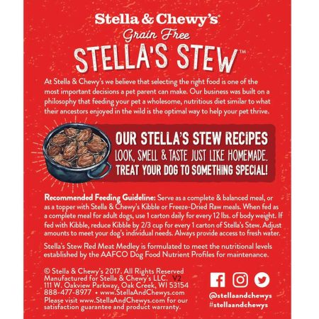 Stella's Stew Red Meat Medley Adult Dog Food