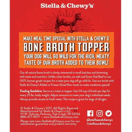 Grass-Fed Beef Broth Topper Dog Food