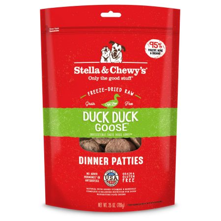 Freeze Dried Duck, Duck, Goose Dinner Patties Dog Food