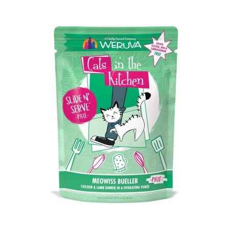 Slide N' Serve Pate Meowiss Bueller Chicken & Lamb Dinner Cat Food