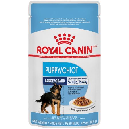 Size Health Nutrition Chunks in Gravy Large Puppy Dog Food