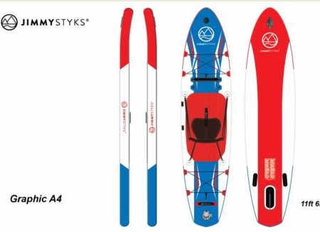 Hybrid Inflatable Stand Up Paddle Board, 11-ft 6-in