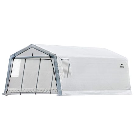 ShelterLogic Clearview Water Resistant Peak Auto Shelter w/UV Protection, 11 x 20 x 8-ft