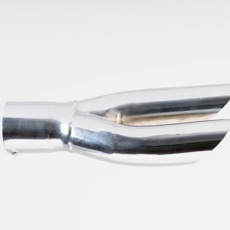 Stallion 12-in Chrome Twin Slant Exhaust Tip