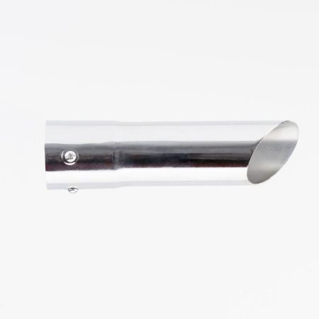 Stallion Chrome Slant Exhaust Tip, 7.75-in