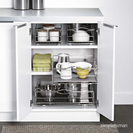 Simplehuman Pull-Out Cabinet Organizer, 14-in