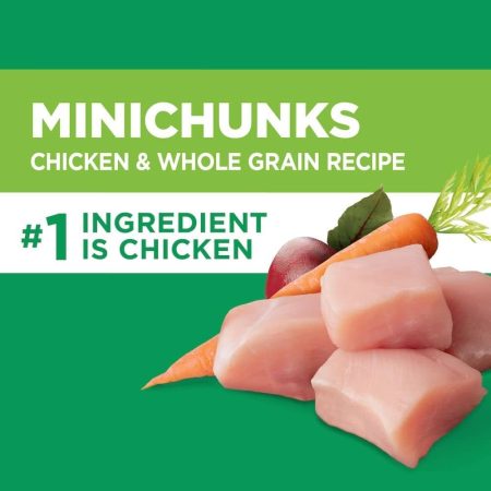 IAMS™ Adult Minichunks Dry Dog Food Chicken & Whole Grains Recipe, 3.18-kg