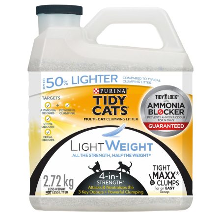 Lightweight 4-in-1 Strength Cat Litter