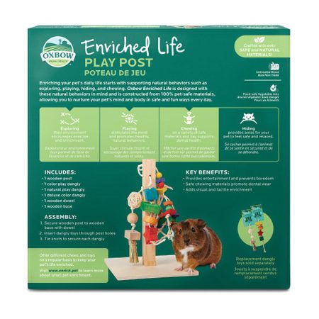 Enriched Life Play Post Toy for Small Animals