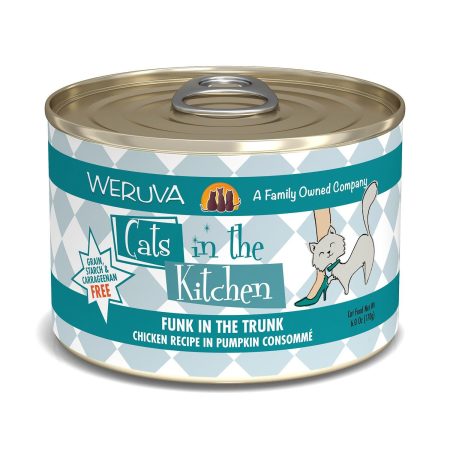 Cats in the Kitchen Funk in the Trunk Chicken Recipe in Pumpkin Consomme Cat Food