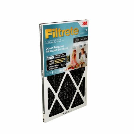 3M™ Filtrete™ Clean Living Odour Reduction Air Filter, MPR 1200, 16 x 25 x 1-in, 1-pk