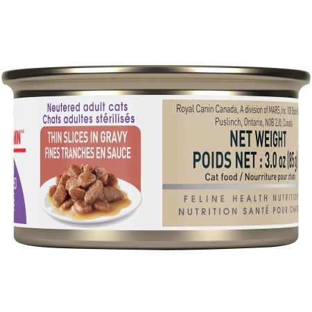 Spayed/Neutered Thin Slices In Gravy Cat Food