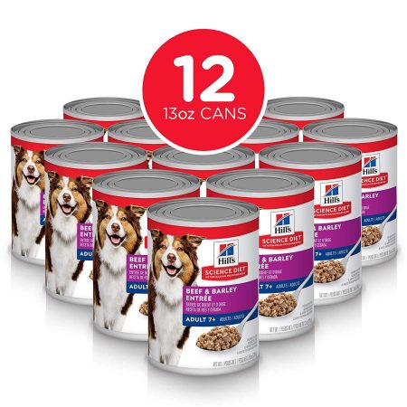 Beef & Barley Entree Adult 7+ Dog Food