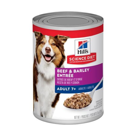 Beef & Barley Entree Adult 7+ Dog Food