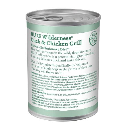 Wilderness Grain Free Duck & Chicken Grill Recipe Dog Food