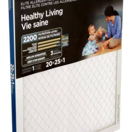 3M™ Filtrete™ Healthy Living Elite Allergen Filter, MPR 2200, 20 x 25 x 1-in