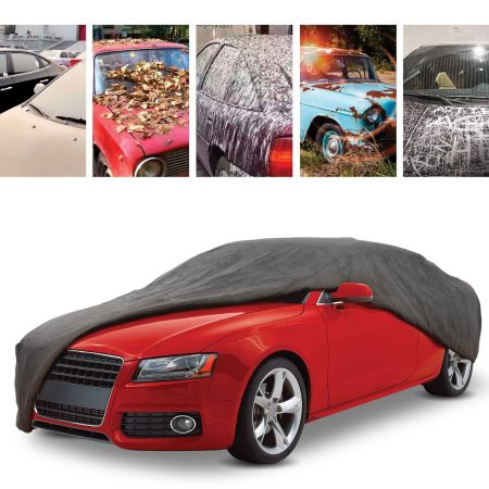 Simoniz Platinum 4 Layer Water Resistant Car Cover with UV Protection, Assorted, Small: Fits cars up to 14'2 (431 cm) in length