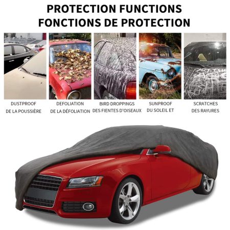 Simoniz Platinum 4 Layer Water Resistant Car Cover with UV Protection, Assorted, Small: Fits cars up to 14'2 (431 cm) in length