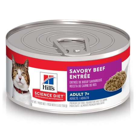 7+ Savory Beef Entree Cat Food