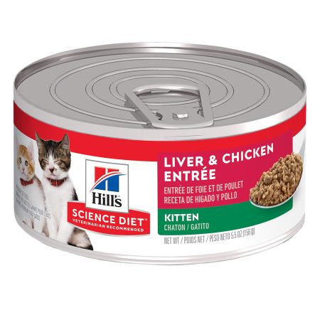 Liver & Chicken Entree Kitten Cat Food