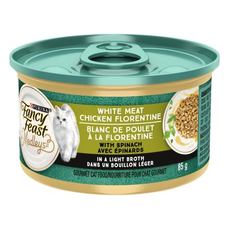 Medleys White Meat Chicken Florentine Adult Cat Food