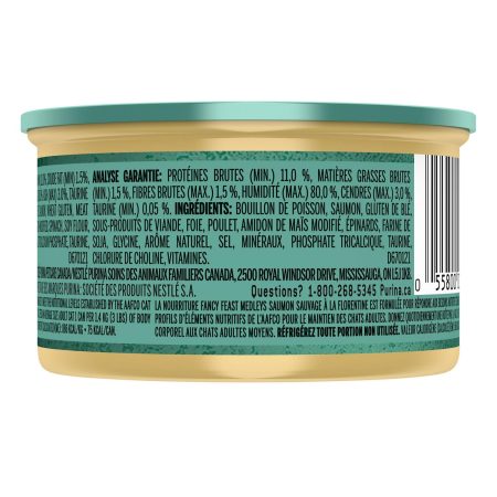 Medleys Wild Salmon Florentine Adult Cat Food