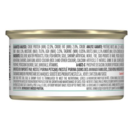 Cod, Sole & Shrimp Feast Pate Cat Food