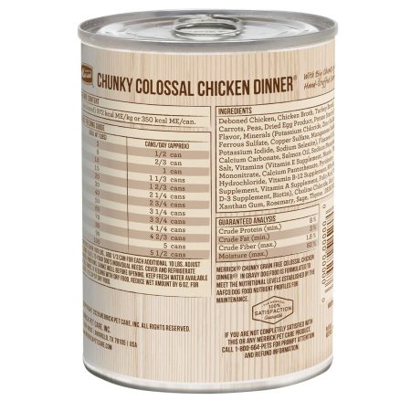 Colossal Chicken Chunky Dinner Adult Dog Food